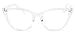 In Style Eyes Stylish Reading Glasses - Full-Rimmed, Classic Large Cat Eye Frame - Non Prescription, Full Magnification Lens - Clear - 3.25x