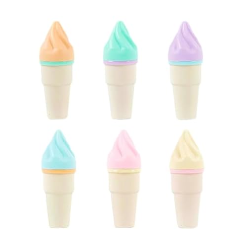 UYVPAER Créatif Belle Seringue Surligneurs Fluorescent Aiguille Aquarelle Stylo Avec 6 Couleurs (6Pcs)