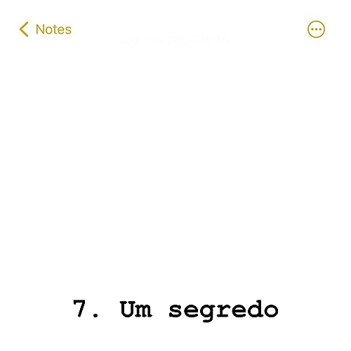 Sempre que algo vier a cabe&ccedil;a, anote! | 07