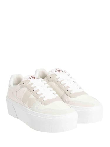 Baskets Cupsole Flatform Mix Lth confortables avec semelle épaisse