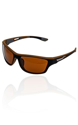 Image of valeria Polarised Sports Sunglasses [Wind & Dust Protection] TAC Lenses Hard Case Included