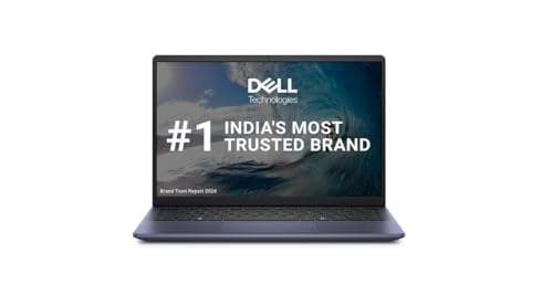 Image of Dell Inspiron 5440 Notebook Computer, Intel Core 3 100U 14th Gen Processor, 8GB DDR5 RAM, 512GB SSD, 14 inch FHD+ Screen, Ubuntu, 1Yr Warranty, Ice Blue