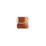 ZOERAY Tobillera de Plata 925 Para Mujer Tobilleras Bañada en Oro 18K Bohemias Ajustable con Capas de Corazón Pulsera Tobillera con Cuentas Impermeables Joyería Regalos de Playa Para Mujer Niñas