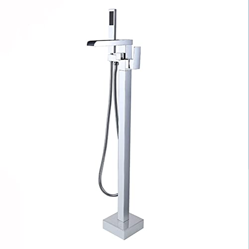 Mitigeur de baignoire cascade au sol en laiton chromé pour remplacer un robinet fui