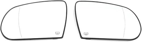 Espejo retrovisor con calefacción para Jeep Compass 2017-2022 cristal de repuesto izquierdo derecho