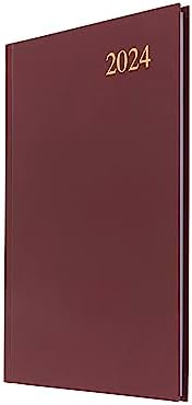 Collins Debden Collins Essential A4 Diary 2024 Daily Planner - 2024 Page A Day Diary, Journal & 2024 Planner - Business, Office, Academic and Personal Use - A4 Size (Blue)