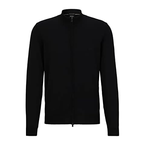 Cardigan zippé BOSS en laine Cover