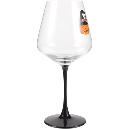 Copa de vino de vidrio para fiesta de Halloween y cenas elegantes 2