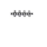 Chaîne à rouleaux d'entraînement simple et Double trou, longueur 1.5M 06B,08B,10A,12A, chaîne de convoyeur de Transmission de Machine avec doubles ailes
