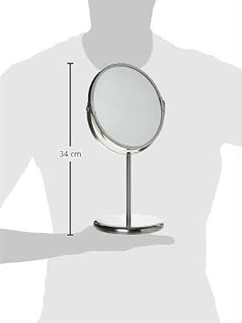 IKEA Double Sided Mirror Makeup Shaving Shaving Mirror with Trensum Magnifier