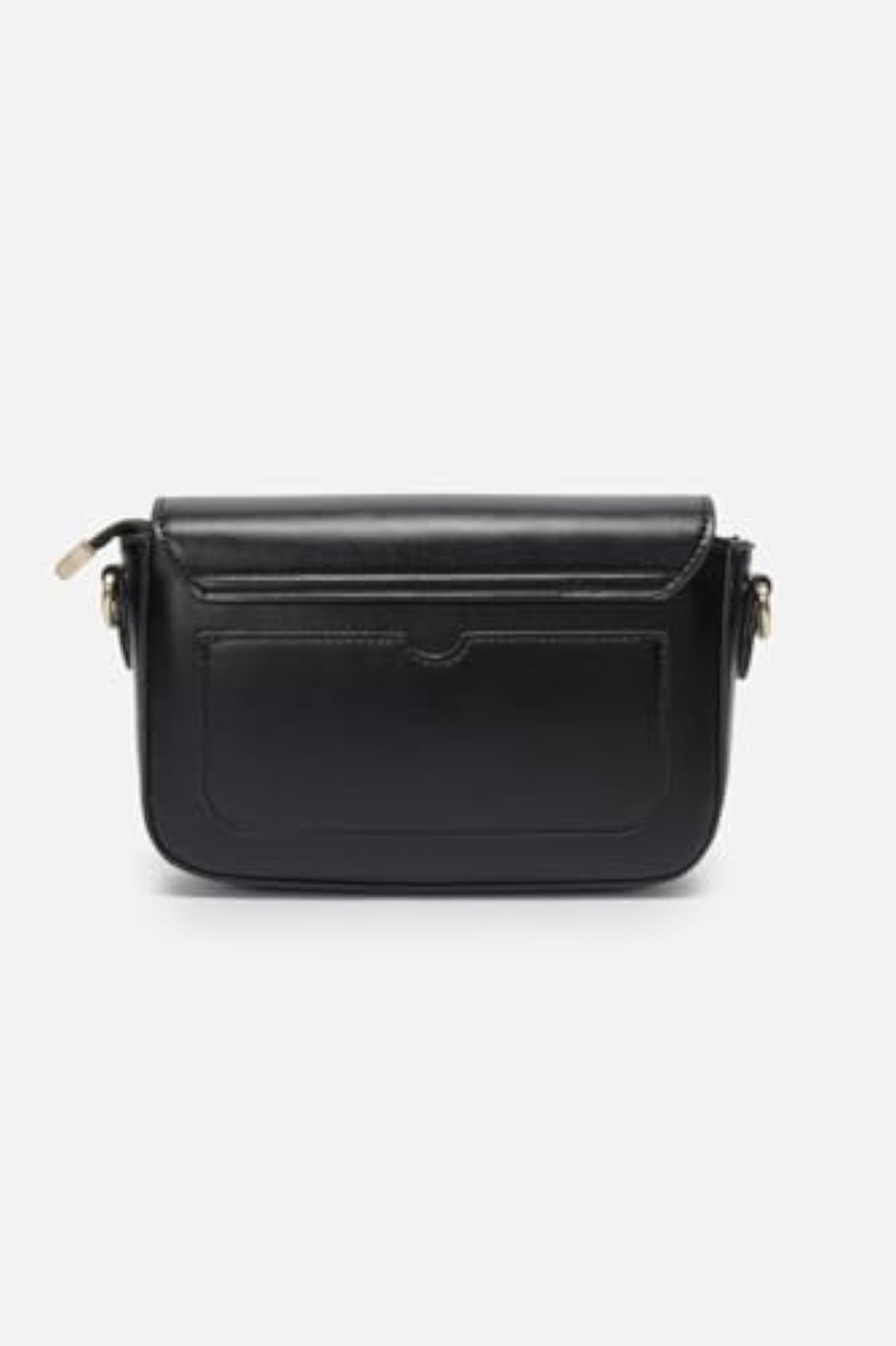 Women's Black Textured Casual Sling Bag