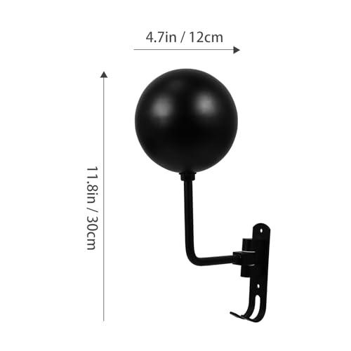Soporte para moto negro de acero inoxidable ideal como estante de hogar 3