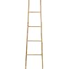 Statra Bamboo Bath Towel Ladder Rack 6 Ft, 72 x 20 x 2 Inches, Natural