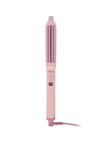 Clara, Anti-Frizz Ionic Slim Hot Brush, 3-in-1 hairstyling for blowouts, curls and straight hair, Two functions, one device