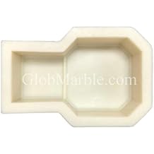 GlobMarble Concrete Paver Stone Mold. PS 13039/2R. Rubber Mold