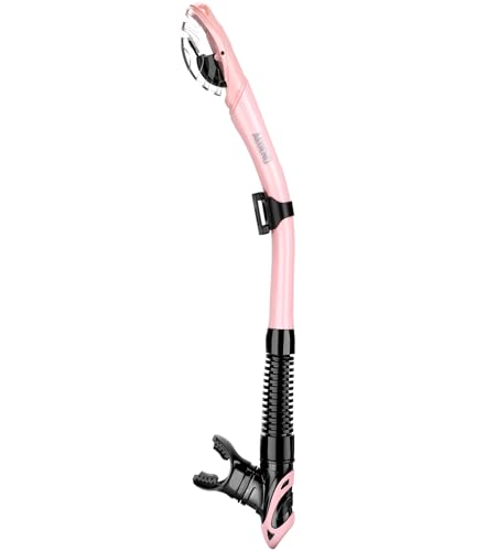 Aegend Diving Dry Snorkel for Adult & Youth - Snorkeling Gear with Top Dry Valve, Perfect for Snorkeling, Freediving, Swimming and Scuba Diving by Aegend - Used condition - US$11.68