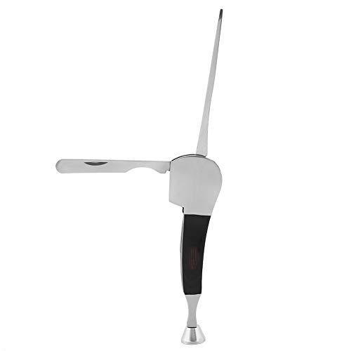 Ensemble D'outils de Grattoir à Pipe Multifonction 3 en 1 en Acier Inoxydable pour Tuyaux en Bois Comprenant un Couteau, un Nettoyant et une Lame de Pilon Nettoyage...