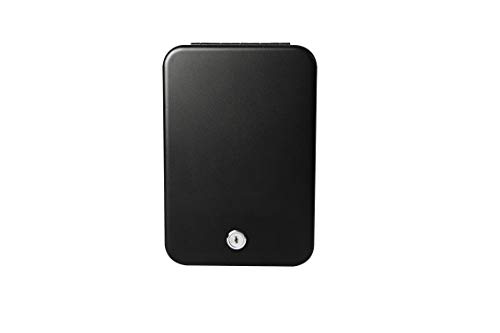 Fortress Portable Safe with Key Lock, Black (11K10)