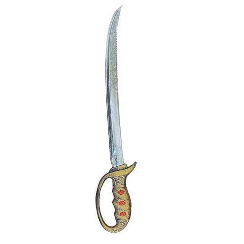 Image of Kaku Fancy Dresses Royal King Sword Toy Talwar Role Play Accessory for Ramayan Mahabharat Events - Unisex Multicolour