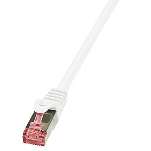 LogiLink CQ2112S CAT6 S/FTP PIMF PrimeLine Ethernet Cable, Cat 6 Cable, 20 Meter Length, Grey