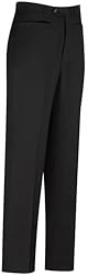 Smitty Polyester Flat Front Official's Pants with Belt Loops