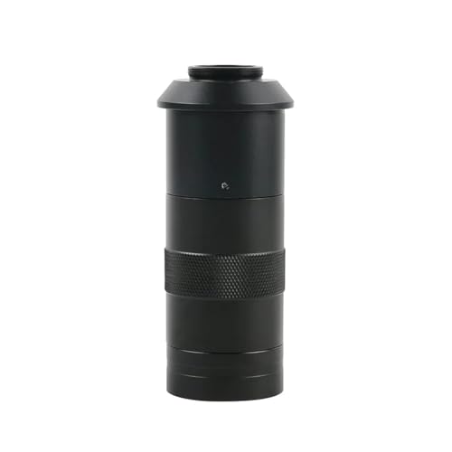 LIUZHENZHEN Industrial Video Microscope Electronic 130X Monocular Zoom C Mount Lens Glass Objective Lens Eyepiece for HDMI USB CCD Camera(50mm 130X)