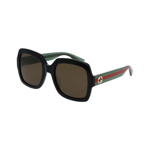 Gucci GG0036S Rectangle Sunglasses For Women +BUNDLE with ACCESSORY EYEWEAR KIT