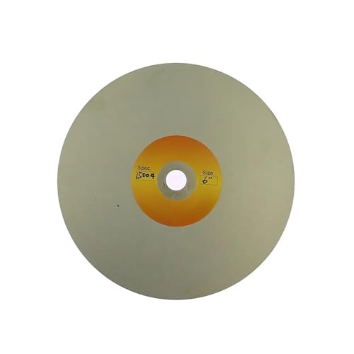 XiaQinn 6" 150mm *12.7mm Single-Side Diamond Grinding Disc Abrasive Wheel Coated Flat Lap Disk for Gemstone Jewelry Rock Lapidary(P1500)