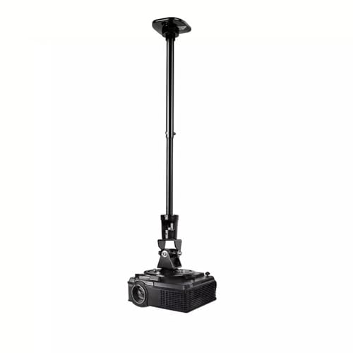 Support de projecteur rotatif en alliage d'aluminium noir de taille B