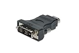 Full HD, Single Link DIGITUS Adaptateur Graphique DVI – DVI-D (18+1) vers HDMI – Max. 2560 x 1600 Pixels – 60Hz – Noir