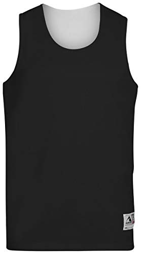 Augusta Sportswear Men's Reversible Wicking Tank, Black/White, Medium #TOP3