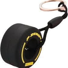 F1 Racing Tire Key Chain,Wheel Tyre Auto Keychain,Mini Cute Tire Keyring,Soft Rubber