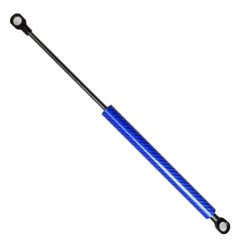 KEDOUKJ Sitz Einstellbein für Burgman 400 AN400 2003-2006 Sitz Einstellbein mit angehängter Rückenlehne, 485mm Hebebühne Gasdruckdämpfer Stoßdämpfer 1 Stück (Blaue Kohlefaser)