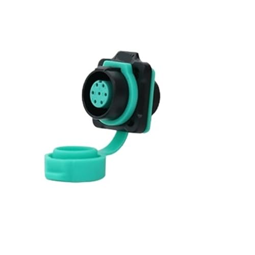 Conector impermeable K12 con alimentación rápida y base cuadrada de 7 pines 2