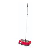 Ewbank Manual Push Carpet Sweeper, Non Electric Silent Lightweight Multi Surface Floor Cleaner with High Level Push & Pull Pickup, Durable Long Life Brushes, 22cm Wide