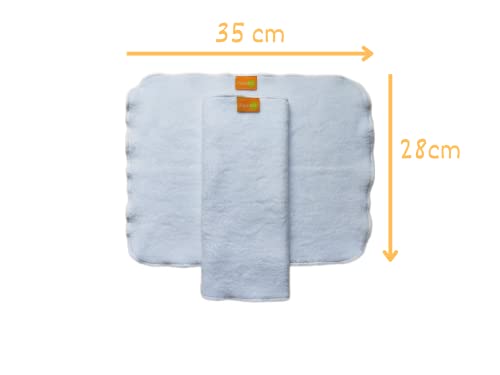Kit 5 Absorventes Ecológicos para Fralda reutilizável - 4 camadas Unifloc