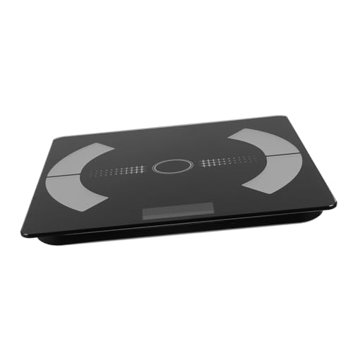 Balance Électronique Intelligente Healvian 26x26 cm Pèse-personne USB Noir
