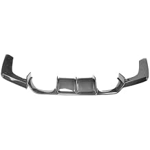 Rear Diffuser Lip Spoiler Bumper Guard Compatible With BMW F80 M3 F82 F83 M4 2014-2018 Sedan Coupe Convertible Carbon Fiber/ABSCarbon Fiber Style