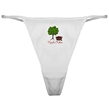 CafePress Apple Picker Classic Thong Underwear, Funny Womens Panties