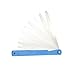 Portable 17-piece 100mm long metric feeler gauge 0.02-1.00mm measuring tool