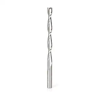 Amana Tool - 46277 Solid Carbide CNC Foam Cutting Up-Cut Square End Spiral 3/8 Dia x 4 x 3