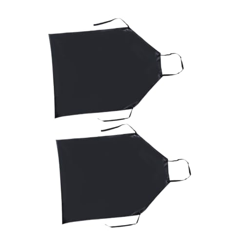 Housoutil Kitchen Aprons 2pcs Kitchen Apron Waterproof Apron Industrial Apron Halter Neck Apron Sleeveless Waiter Apron