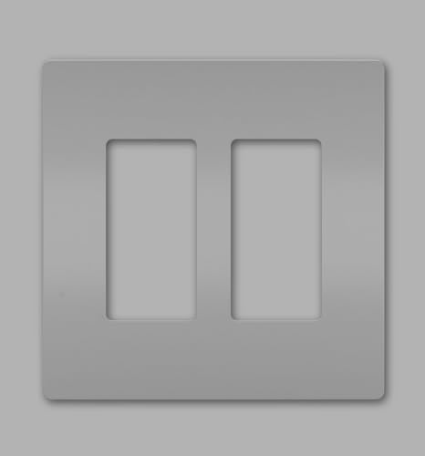 Legrand radiant RWP262GRY Screwless Wall Plates, 2 Gang, Decorator Rocker Switch Outlet GFCI Wall Plate Covers, Gray (6 Pack) by Pass & Seymour - Image 2