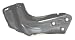 OE Replacement Chevrolet/GMC Front Passenger Side Bumper Bracket (Partslink Number GM1067127)