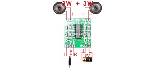 Image of PAM8403 Super Mini Digital Amplifier Board 2 * 3W Class D Digital 2.5V to 5V Power Amplifier Board Efficient