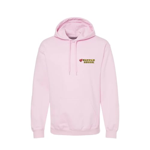 Waffle House Meet Me Under the Yellow Sign Valentines Edition Hoodie Pink Small Fashion Hoodies