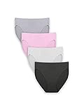 Fruit of The Loom Womens 4PK Breathable Assorted Hi-Cut Brief