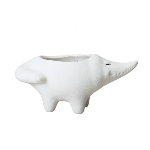 Jolis pots de fleurs en céramique crocodile à offrir pour la maison - 2