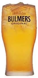 BULMERS CIDER PINT GLASS. Bulmers Cider.