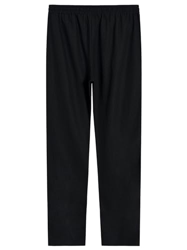 Weintee Women's 34" Inseam Tall Linen Pants with Pockets2